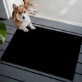 thumbnail image 4 of Black Bathroom Mats 2x3 FT, Non Slip Small Kitchen Mat, Solid Color Farmhouse Black Washable Soft Backed Front Door Throw Rugs Non-Shedding Indoor Outdoor Doormat for Entryway Sink, 4 of 8