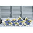 thumbnail image 2 of Ambesonne Tropical Throw Pillow Cover 4 Pack, Hibiscus Exotic Art, 20", Violet Blue Mustard, 2 of 5