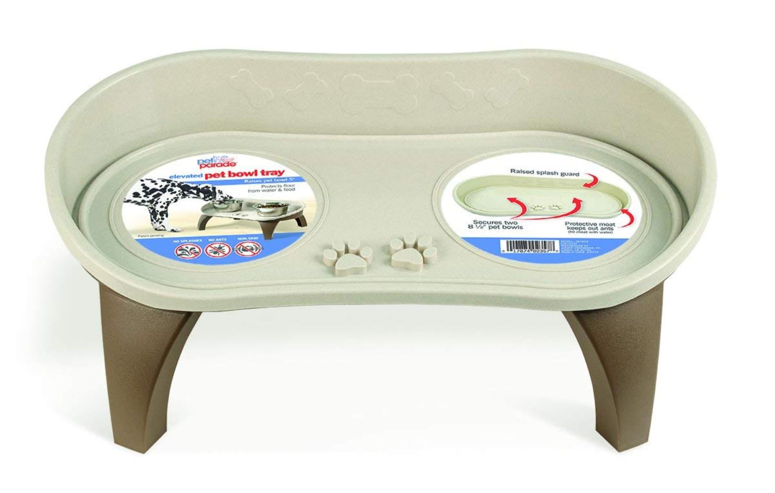 Elevated Pet Bowl Tray For Cat & Dog, ELEVATED TRAY The 5” legs