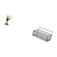 thumbnail image 5 of Figura de escritorio,Estatua de rana camarero,estante,escritorio,decoración del hogar,Cesta de almacenamiento,Cesta organizadora de almacenamiento de cocina colgante de alambre,Organizador de, 5 of 8
