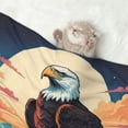 thumbnail image 2 of Naloa Cartoon Iceberg Bald Eagle Dog Blanket, 3 Sizes Cat Blanket for Indoor Cats Large Medium Small Dog Gifts-Medium, 2 of 8