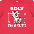 thumbnail image 4 of Inktastic I'm a Cutie White and Brown Holstein Cow with Arrows Boys or Girls Baby T-Shirt, 4 of 5