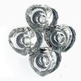 thumbnail image 5 of Tea Light Diamond Cut Crystal Candle Holder, Clear Votive Holder, Heart Shape, Pack of 4, 5 of 5