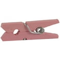 thumbnail image 3 of JAM Wood Clothespins, Pink, 50/Pack, Small 7/8 Inch Clips, 3 of 4