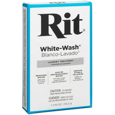 Rit Laundry Treatment Powdered Fabric Dye, White Wash, 1-7/8 oz
