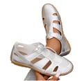 thumbnail image 4 of Wensltd Women's Sandals Closed Toe Flat Sandals With Adjustable Straps For Casual Summer And Everyday Wear, 4 of 9