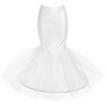thumbnail image 1 of Jupon Sirène pour Femmes Queue de Poisson Jupe-Culotte Taille Élastique Crinoline Longueur au Sol Jupe-Culotte Trompette pour Mariage Robe de Mariée, 1 of 6