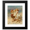 thumbnail image 2 of Frederick Morgan 20x24 Black Modern Framed Museum Art Print Titled - On the Beach, 2 of 5