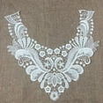 thumbnail image 6 of amagogo 4xVintage Lace Embroidered Neckline Collar Neck Sewing Applique White 4 Pcs, 6 of 9