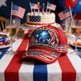 thumbnail image 2 of 250th Anniversary Hat America 250 Merchandise Red, Fashion Cap for Men Women Unstructured 1776-2026 4th of July Memorial Day, 2 of 6