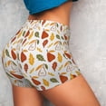 thumbnail image 4 of Haiem Autumn Pears No Front Seam Biker Shorts for Women Yoga Workout Gym Bike Shorts with Tummy Control Moisture-Wicking-XX-Large, 4 of 9