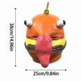 thumbnail image 3 of Máscara de látex con forma de calabaza y diablo de Halloween, 300 g, 3 of 3