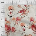 thumbnail image 2 of oneOone Georgette Viscose Red Fabric Floral & Quilting Supplies Print Sewing Fabric By The Yard 42 Inch Wide, 2 of 6