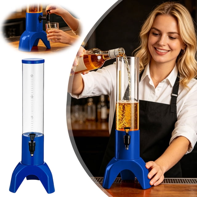 Tong Drink Dispensers For Parties Beer Tower Beverage Dispenser With Tube For Parties