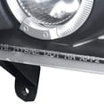 thumbnail image 7 of Halo Projector Headlight In Black Housing Clear Lens Made For And Compatible With 1994 - 2001 Dodge RAM 1500 2500 3500 94 95 96 97 98 99 00 01, 7 of 7
