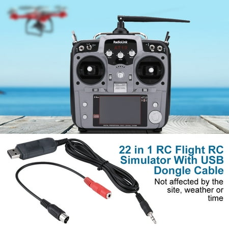 OTVIAP USB Dongle Cable Set for 22 in 1 Quadcopter Flight Simulator Remote Controller Transmitter  RC Flight Simulator Cable  Simulator Cable Set