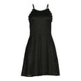 thumbnail image 5 of No Boundaries Juniors' High Neck Lace Dress, Sizes XS-XXXL, 5 of 5