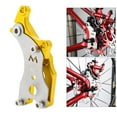 thumbnail image 3 of Bikes Disc Brake Adapter Road Bicycle Disc Brake Converter Rack Mountain Road Bracket Frame Adaptor Converter Parts Gold, 3 of 9