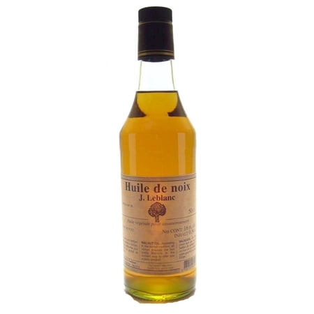 LeBlanc Walnut Oil - 17 fl oz (500mL) French Artisan Crafted Cooking Oil