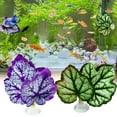 thumbnail image 3 of sunsanly Betta Fish Leaf Pad Aquarium Decor Stress Relief Privacy Enhancing Realistic Resting Bed Hammock Simulating Habitat Easy to Clean High Simulation Fish Tank Decoration, 3 of 8