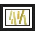 thumbnail image 1 of Lee, Judson 18x13 Black Ornate Wood Framed with Double Matting Museum Art Print Titled - Emerald Stripes, 1 of 4