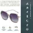 thumbnail image 4 of Gafas de sol poligonales de la moda de las gafas de sol decorativas de la sombrilla de la tendencia de la personalidad, hechas de TR, TAC, 4 of 5