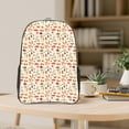 thumbnail image 5 of Honeii Retro Autum Mushrooms Print Clear Backpack Heavy Duty Transparent Bag 17" See Through BookBag for Women Men Adults Work Festival Sports Travel, 5 of 7