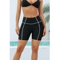 thumbnail image 3 of Women's Sport Short High Waisted with Pockets Board Short Swimsuit Bottom, 3 of 5