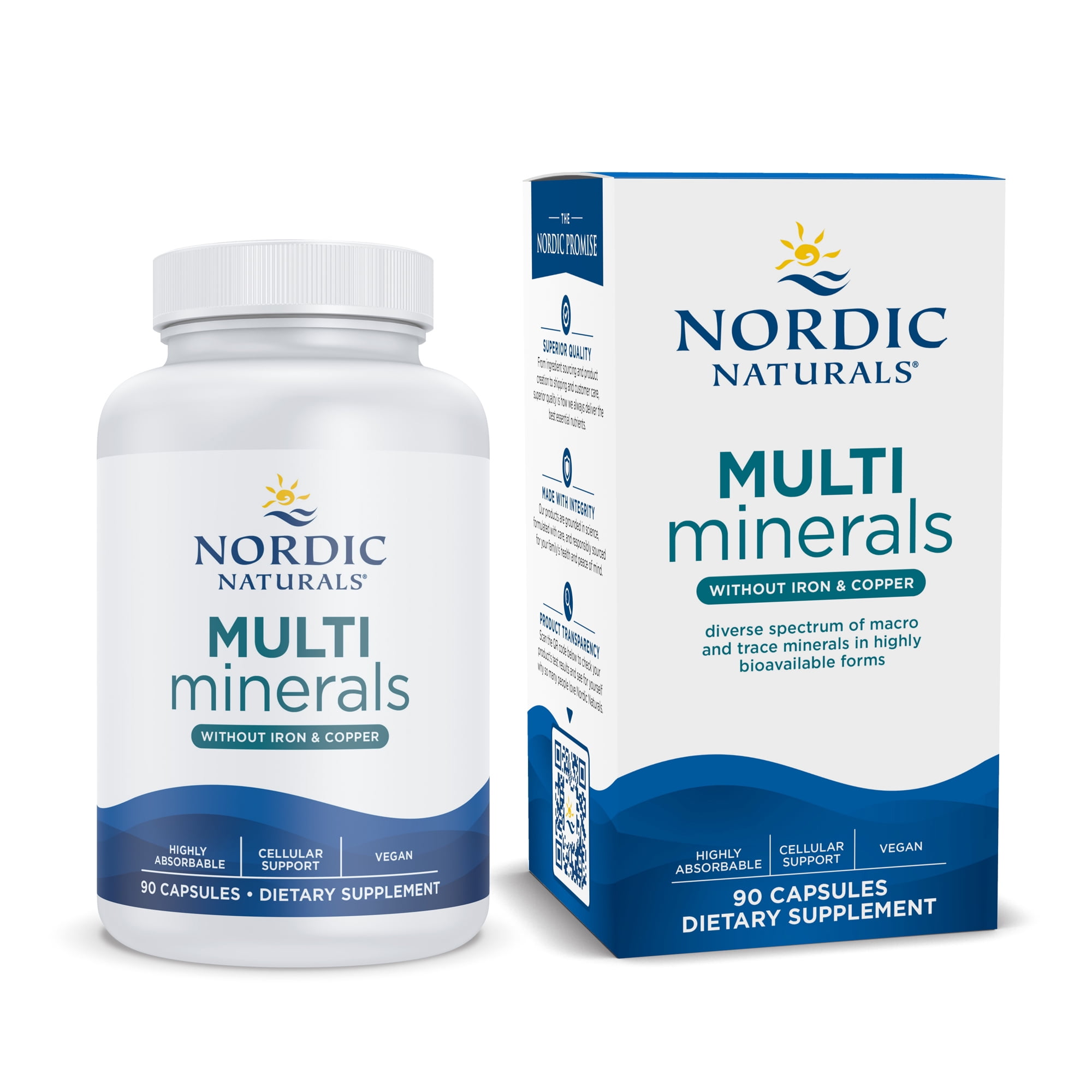 Nordic Naturals Multi Minerals without Iron & Copper, 90 Ct