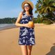 thumbnail image 3 of Fotbe Abstract Skiing Vestido de Verano sin Mangas para Mujer – Vestido Midi Línea A, Estilo Camiseta Floral, Vestido Playero Casual y Fluido, 3 of 7