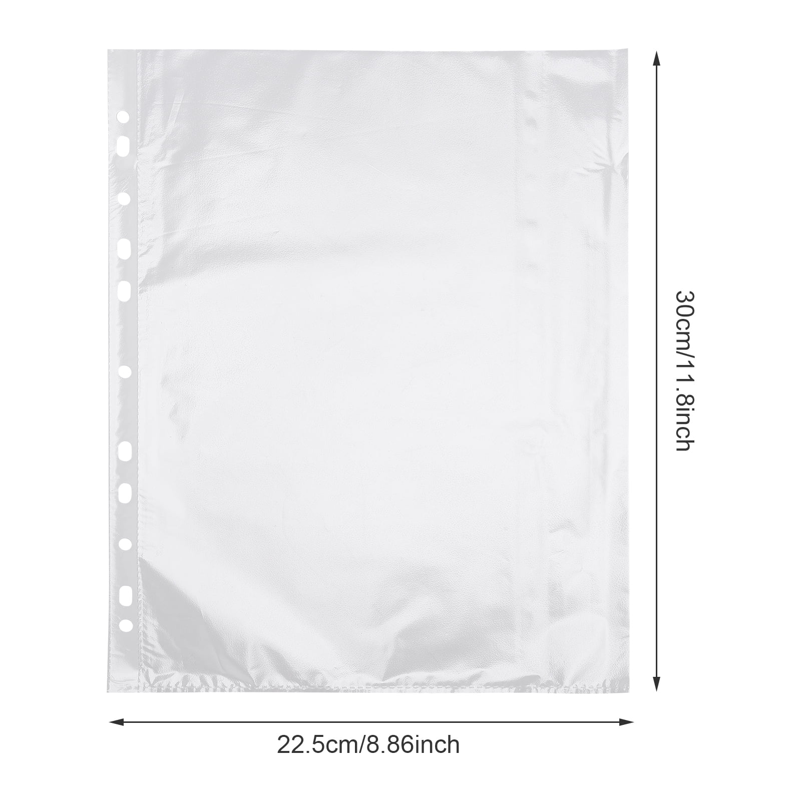 Generic 10pcs A4 Clear Bag Plastic Document Wallet Files Folders @ Best  Price Online