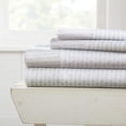 thumbnail image 4 of Linen Market 3 Piece Twin Bedding Sheet Set (Light Gray Roses) - Sleep Better Than Ever with These Ultra-Soft & Cooling Bed Sheets for Your Twin Size Bed - Deep Pocket Fits 16" Mattress, 4 of 5