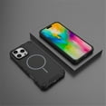 thumbnail image 3 of Case For IPhone 13 Pro Max [Compatible With MagSafe] Military Grade Airbag Anti Fall Protective Solid Color Phone Case,Black,For iPhone 13 Pro Max, 3 of 10