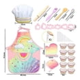 thumbnail image 1 of Kitchen Toys for Girls Cooking Utensils Kids Kitchen Accessories Set Baking Tools Aprons, 1 of 2