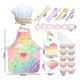 thumbnail image 1 of Kitchen Toys for Girls Cooking Utensils Kids Kitchen Accessories Set Baking Tools Aprons, 1 of 2
