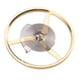 thumbnail image 1 of Rueda De Equilibrio Del Movimiento Del Reloj, Rendimiento Estable Pieza De La Rueda De Equilibrio Del Movimiento Dorado Para Un Ajuste Perfecto Para El Movimiento 2836, 1 of 7