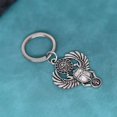 thumbnail image 3 of Beetle Eye of Horus Egypt Key Chain Charm Pendant Scarab Ankh Cross Religious Keyring for Women Men Jewelry Gift Keychain, 3 of 4
