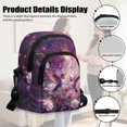 thumbnail image 5 of TSOVTHRID Hummingbird Rose Violet Print Small Crossbody Bags for Women Trendy Cell Phone Purse Crossbody Wallet Purses with Card Slots Travel Shoulder Bag, 5 of 7