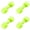 Yellow, variant on 2Pcs Kids Dumbbells Set, Toddler Exercise Equipment Hand Barbell Toy, Small Free Weights for Boys Girls, Fun Gym Fitness Props for Dance, Gymnastics and Indoor Playtime 2x6.7 Inch Green