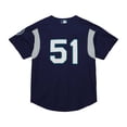 thumbnail image 3 of Men's Mitchell & Ness Ichiro Suzuki Navy Seattle Mariners Cooperstown Collection Batting Practice Jersey, 3 of 7
