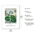 thumbnail image 2 of The Blue Egyptian Water Lily - from the Temple of Flora - Vintage Botanical Illustration by Robert John Thornton c.1807 - Bamboo Fine Art 290gsm Paper Print (Unframed) 18x24in, 2 of 4