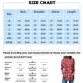 thumbnail image 3 of Women Women's T-shirt Autumn Casual Long Sleeve Shirt Sweatshirt Retro Print Top Pullover, 3 of 6