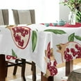 thumbnail image 3 of BZSMCE Square Tablecloth Plump Pomegranate Pattern Tableclothes, 3 of 9