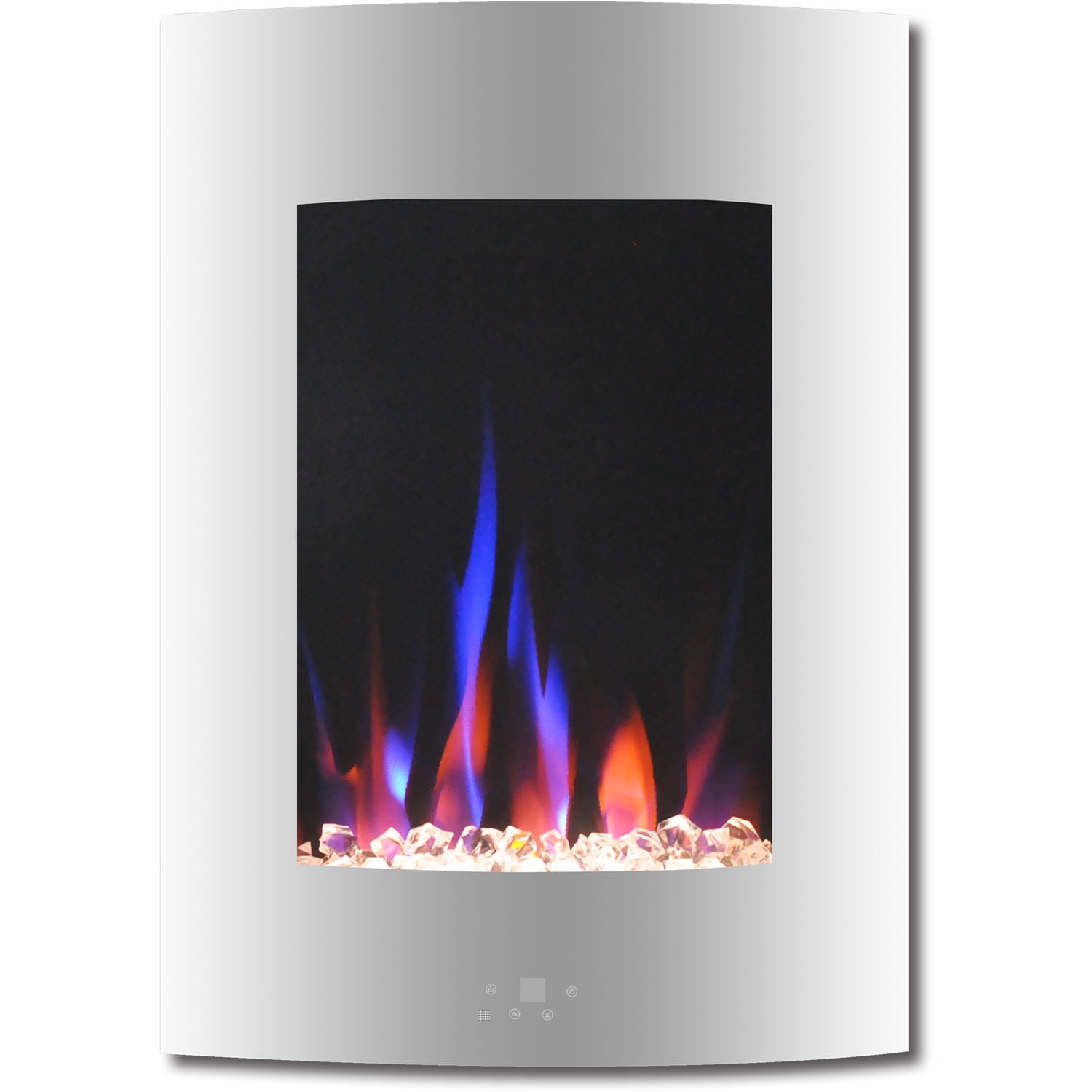 19.5" Cambridge Vertical Electric Fireplace Heater with ...