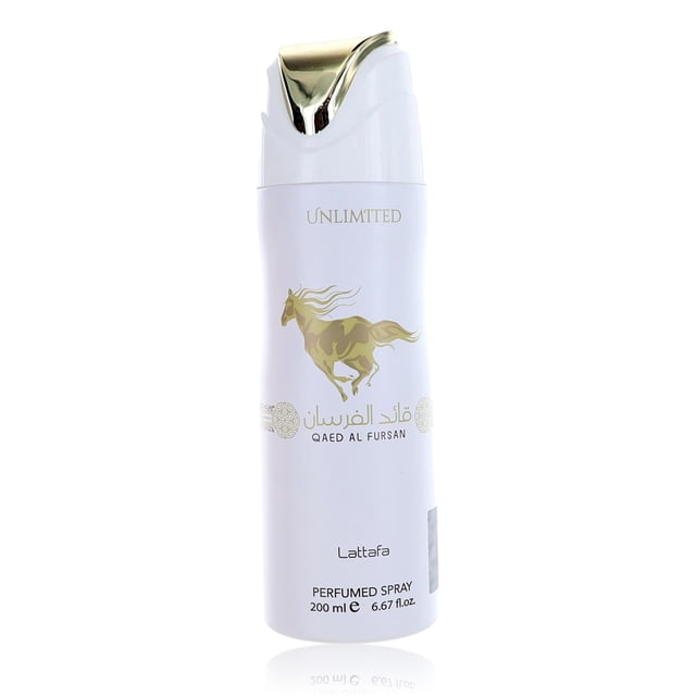 Spray perfumado Lattafa Qaed Al Fursan Unlimited 200 ml para mujer