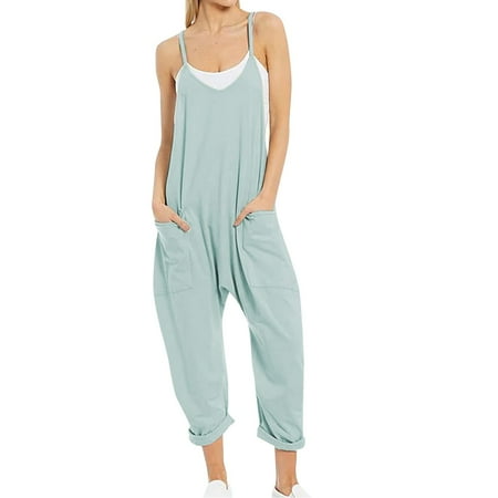 Jumpsuit for Women Dressy Rompers for Women Summer Wide Leg Overalls for Women Green Romper Rompers for Women 2024 Plus Size Bodycon Romper Pink Overalls Women