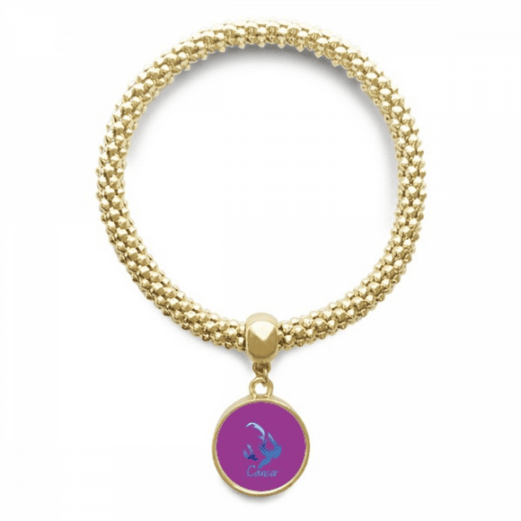 cancer designs icon art deco fashion en chain bracelet pendant jewelry hand ornament