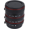 thumbnail image 1 of Acouto Auto Mise au Point Macro Rallonge Bagues Tube Mis en Métal pour Canon EOS EF Mount, 1 of 5