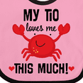thumbnail image 4 of Inktastic My Tio Loves Me Nephew Boys or Girls Baby Bib, 4 of 4