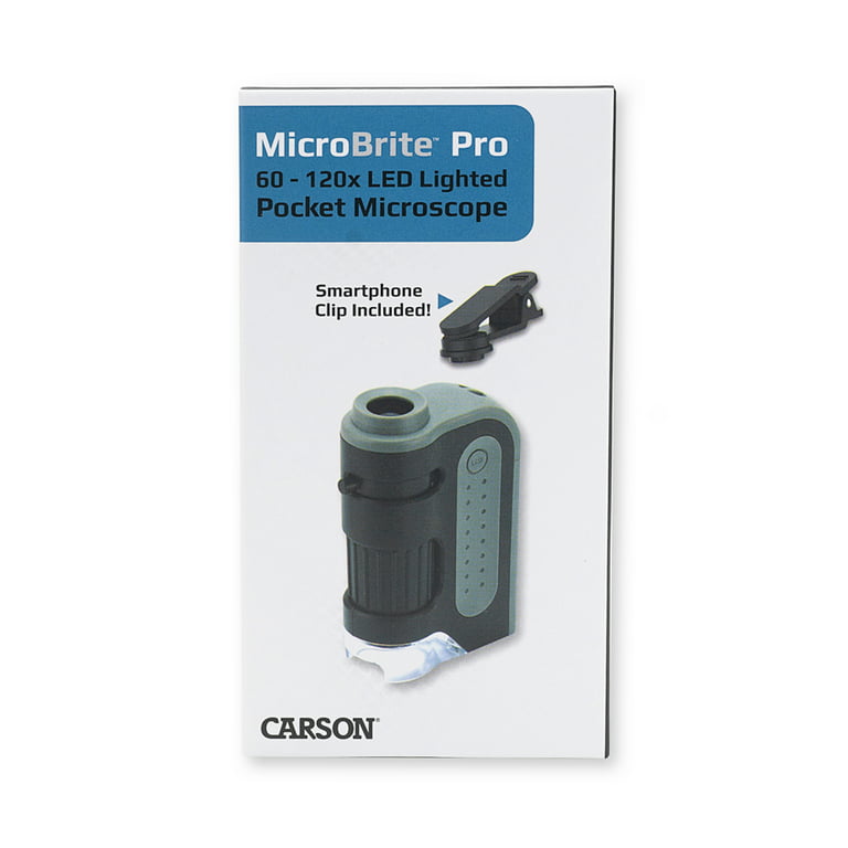 Pocket Microscope, 60x-120x Handheld Mini Microscope Kids with LED Lights,  5 Slides Specimens, BEBANG Portable Microscope for Kids Student Adults